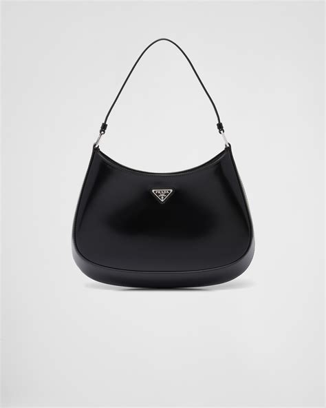 black prada bah|prada bag black price.